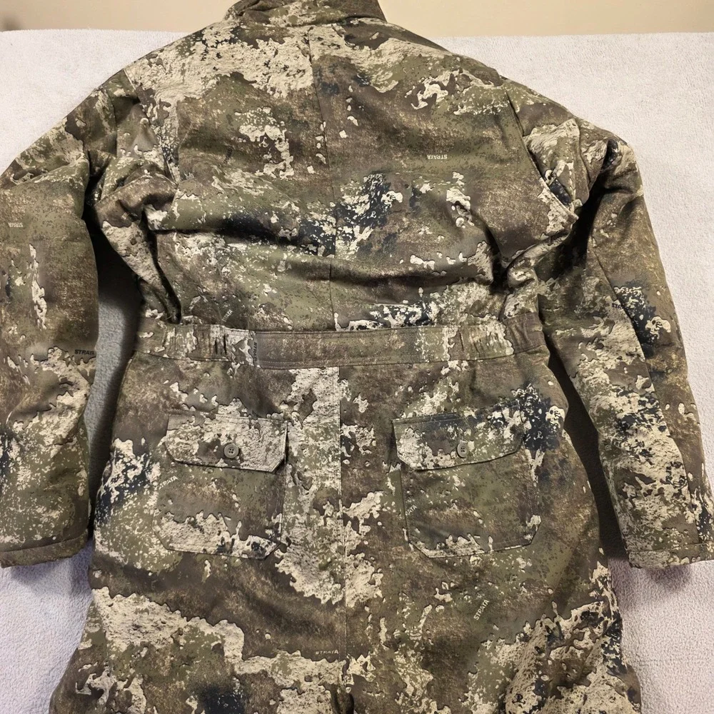 Redhead Coveralls Mens XL Green Strata Camo Insulated Hunting Workwear Outdoor
